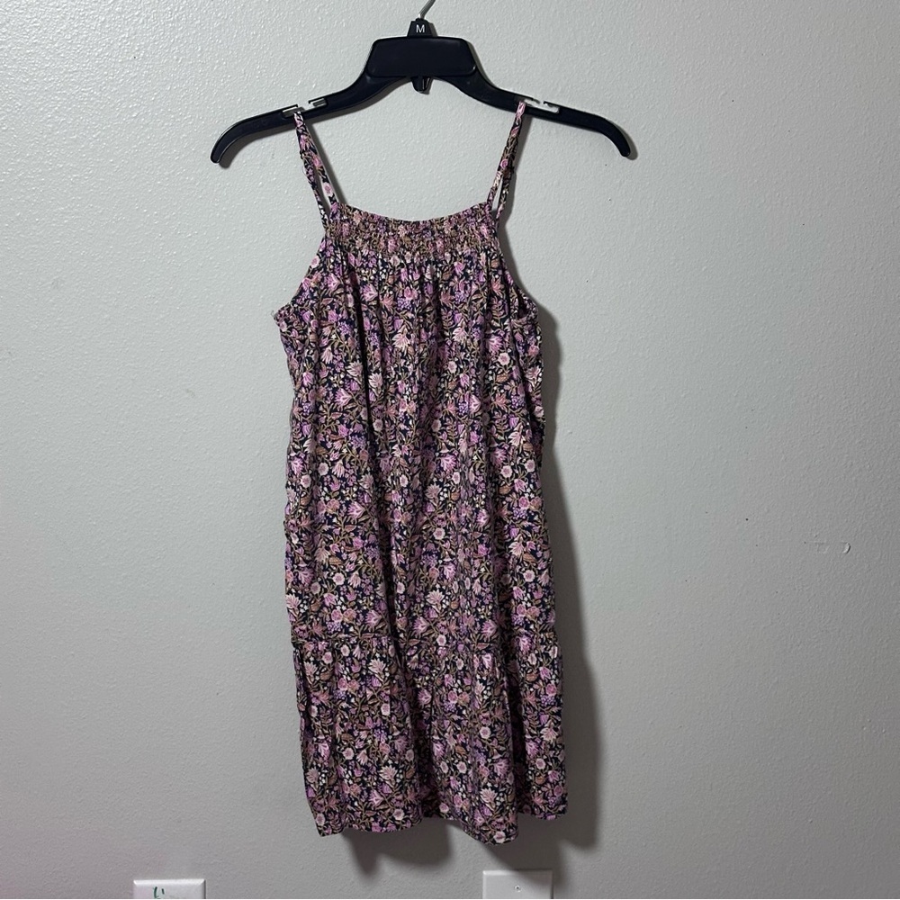 Old Navy Kids Girls Pink Floral Dress Size Large (10/12)